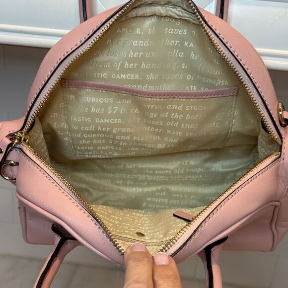 Kate Spade Montrose Avenue Leeland Bow Leather Convertible Satchel Shoulder Bag - Picture 15 of 16